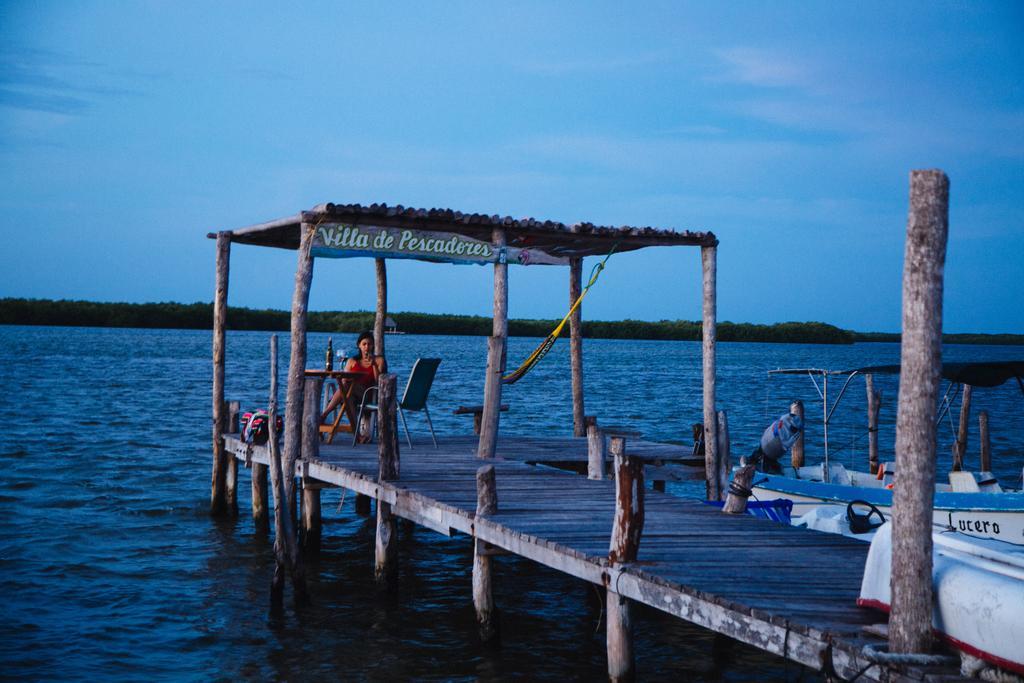 Hotel Villa De Pescadores Rio Lagartos Bagian luar foto