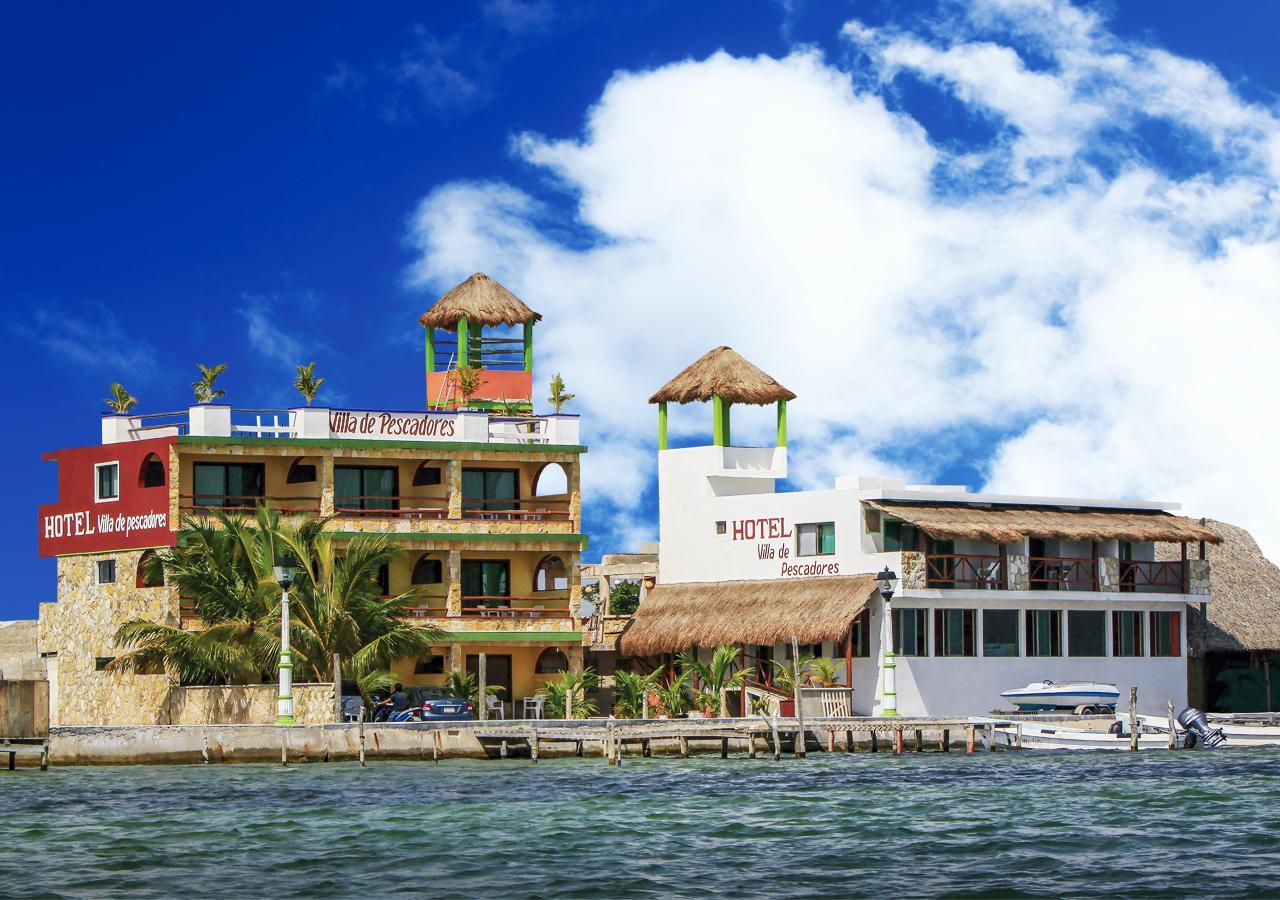 Hotel Villa De Pescadores Rio Lagartos Bagian luar foto