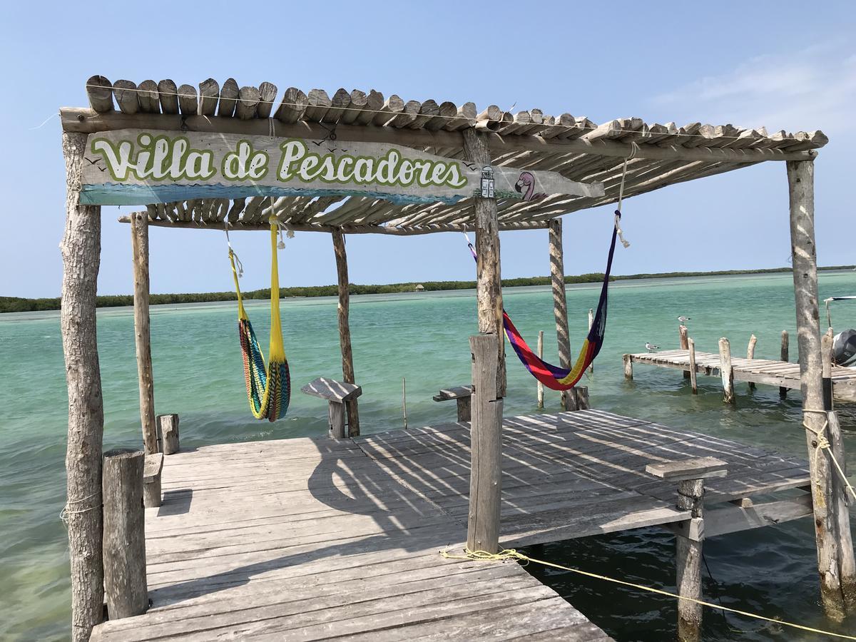 Hotel Villa De Pescadores Rio Lagartos Bagian luar foto